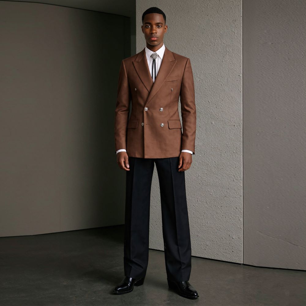 Men'S Relaxed Formal Wear - Men 2 Pieces Relaxed Slim Suit