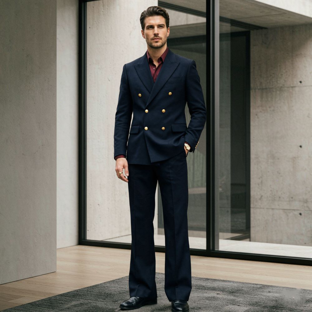 2 Pieces Men Relaxed Fit Suit  - Men'S Relaxed Formal Wear recension och pris