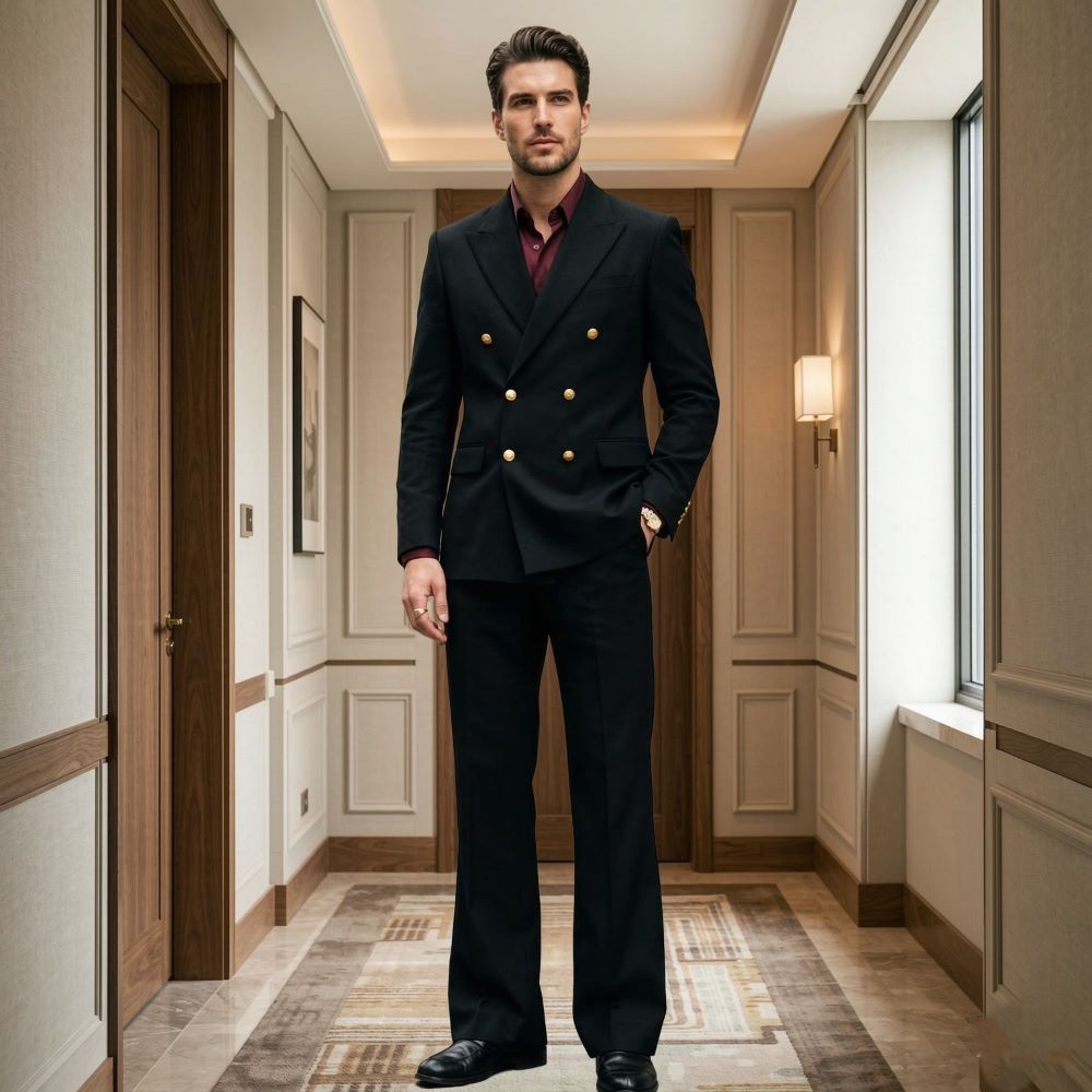 2 Pieces Men Relaxed Fit Suit  - Men'S Relaxed Formal Wear recension och pris