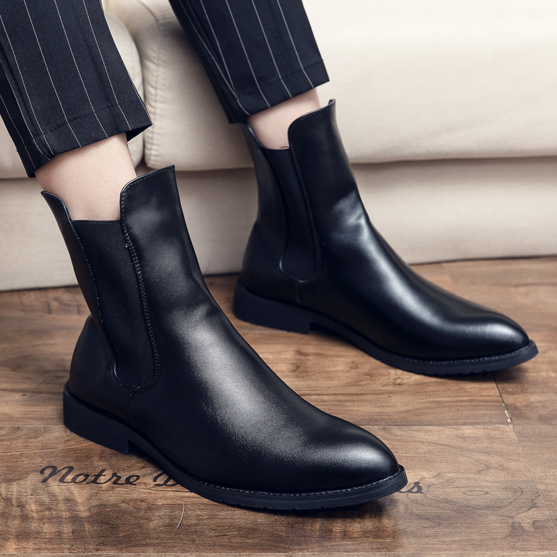Men Fashion Chelsea Boots Blac - Men Formal Wear Brands recension och pris
