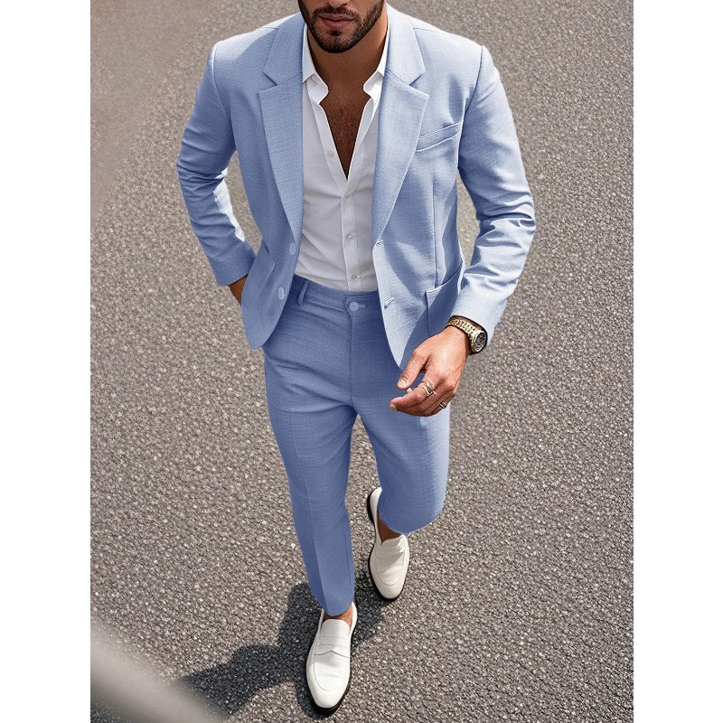 Business Men's Solid Color Sui - Large Men Formal Wear recension och pris