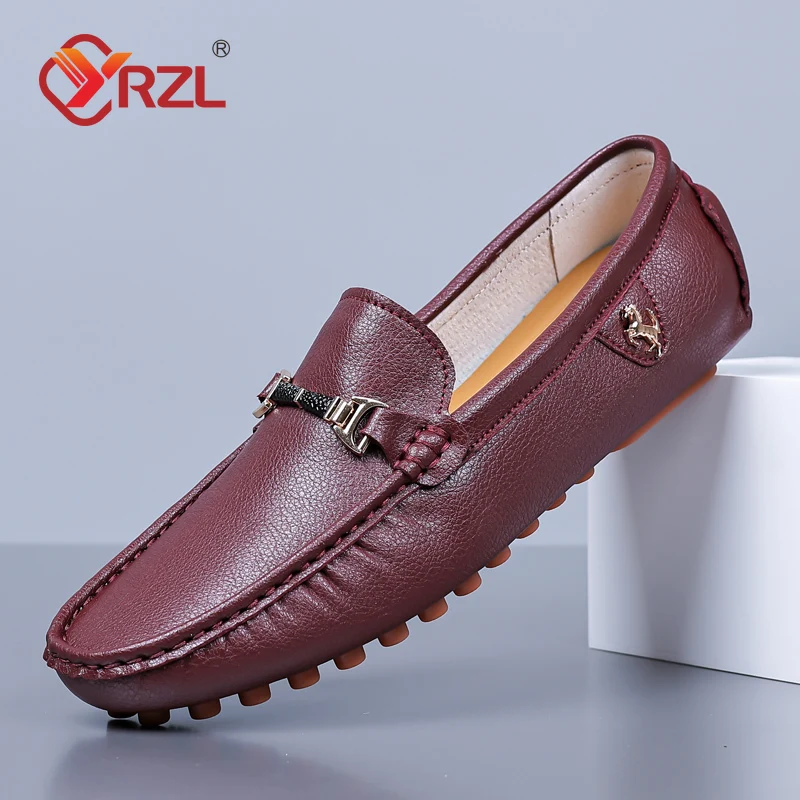 YRZL Loafers Men Shoes PU Leat - Men'S Luxury Formal Wear Brands recension och pris