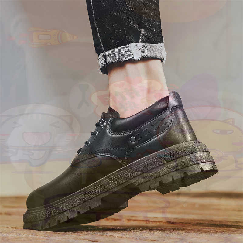 Dark Natural Leather Fashion T - Men'S Gents Formal Wear recension och pris