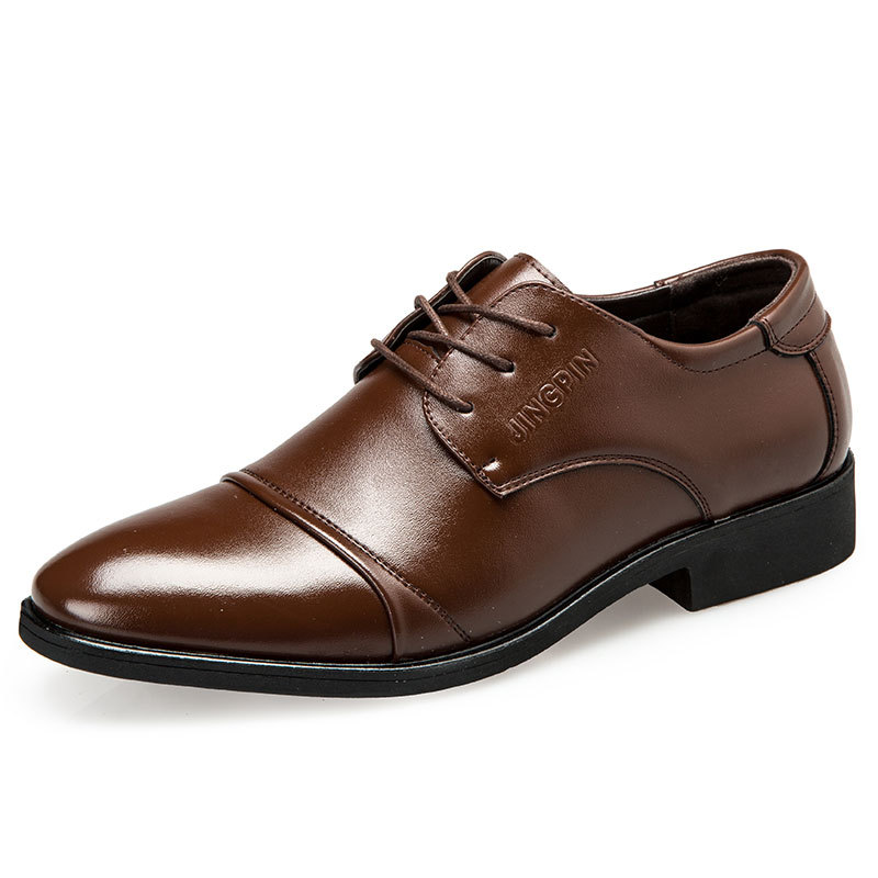 Large-Sized Men's Leather Shoe - Large Men Formal Wear recension och pris