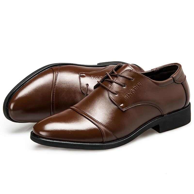Large-Sized Men's Leather Shoe - Large Men Formal Wear recension och pris
