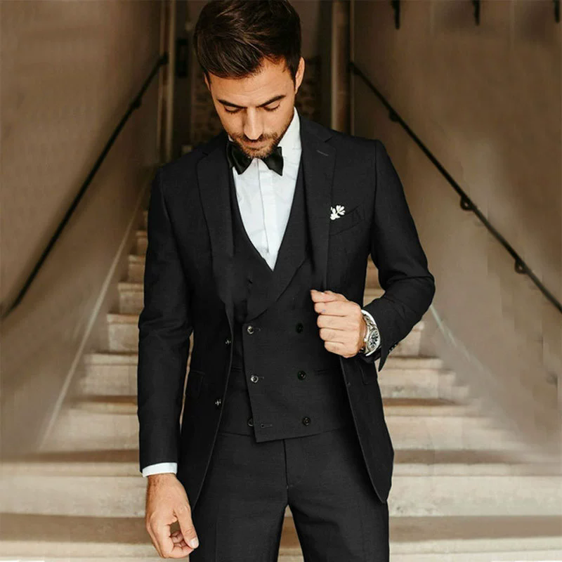 Men's Slim Fit Three-Piece Sui - High End Men'S Formal Wear recension och pris