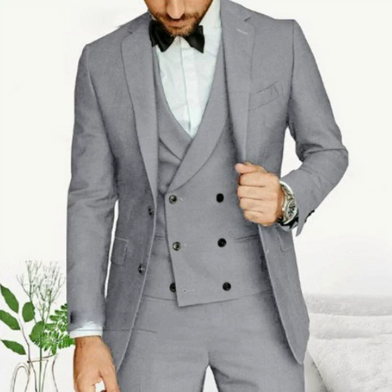 Men's Slim Fit Three-Piece Sui - High End Men'S Formal Wear recension och pris