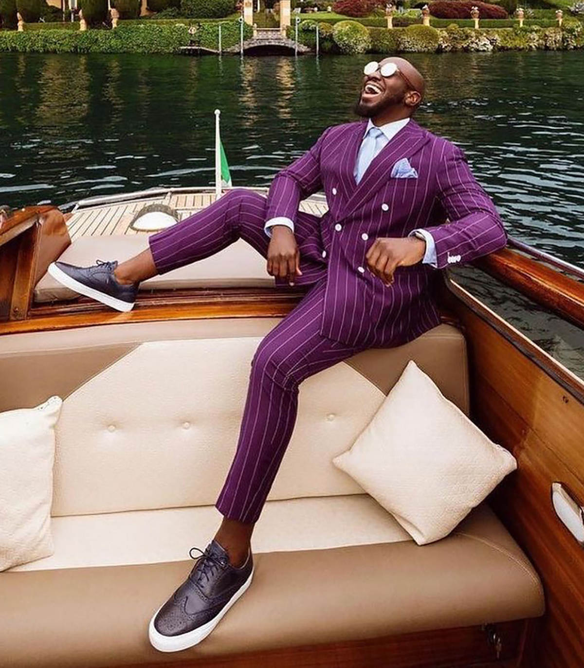 purple Striped Mens Wedding Tu - Men Formal Wear Purple recension och pris
