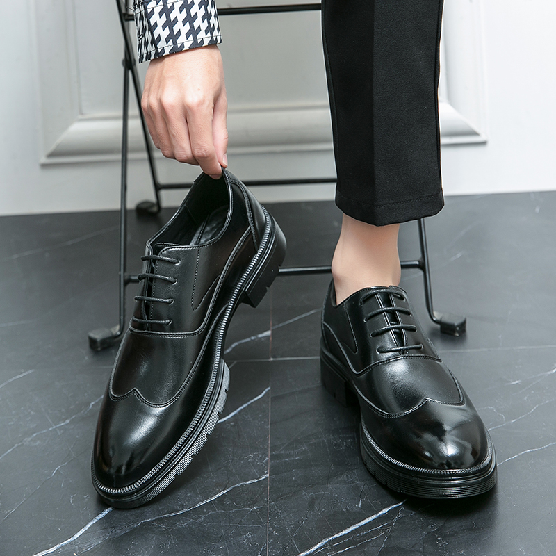 New men's leather shoes riding - Large Men Formal Wear recension och pris