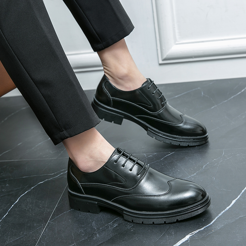 New men's leather shoes riding - Large Men Formal Wear recension och pris