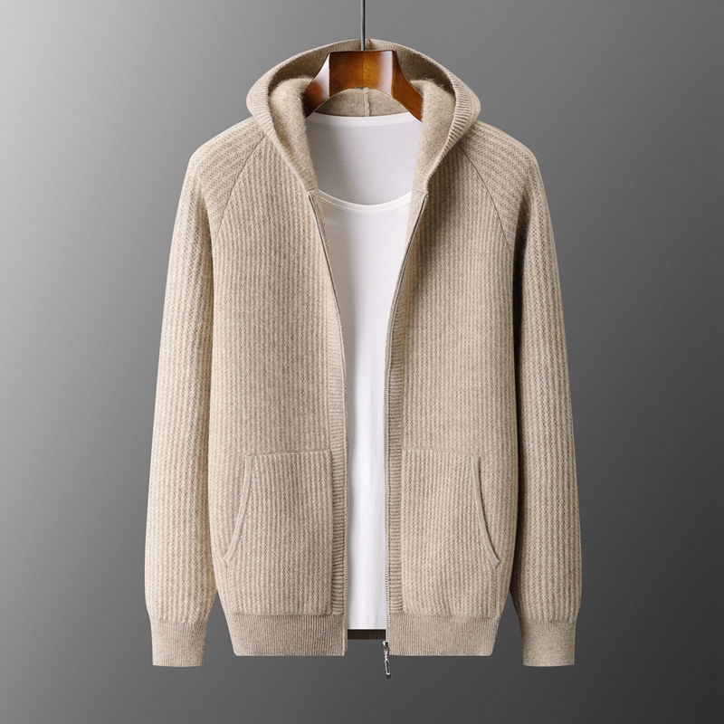New Men's Thick Zipper Hoodie  - Men Formal Wear Coat recension och pris
