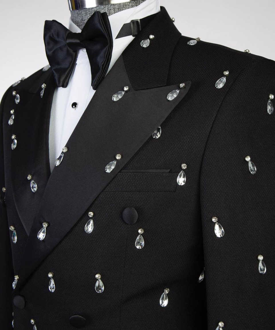 Large Crystal Groom Wedding Tu - Large Men Formal Wear recension och pris
