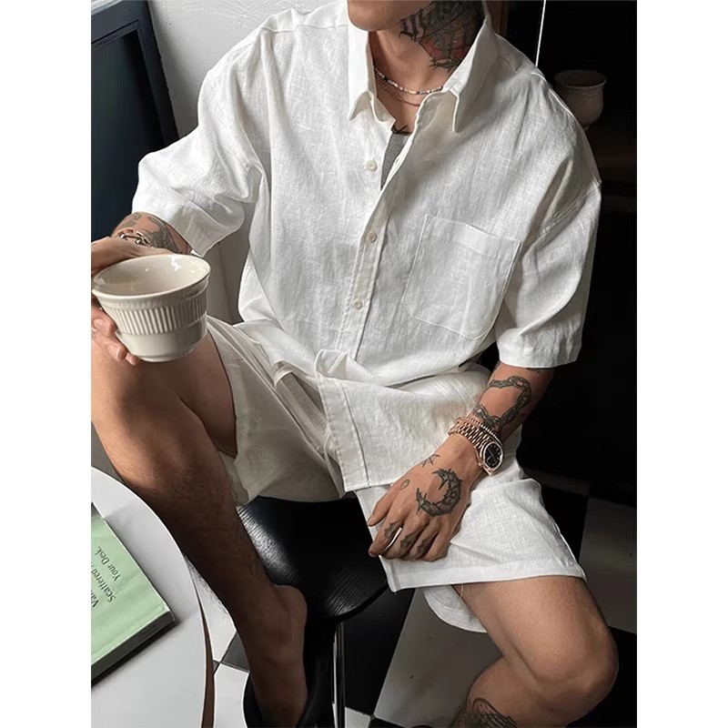 Linen Casual Suit Men's Summer - Men'S Relaxed Formal Wear recension och pris